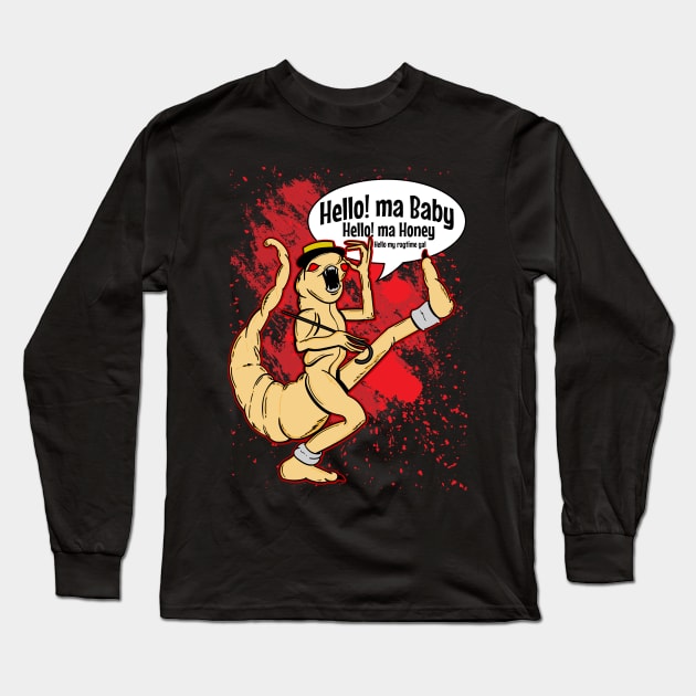 Hello Ma Baby, Hello Ma Honey Long Sleeve T-Shirt by Meta Cortex